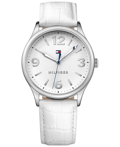 tommy hilfiger watch white strap